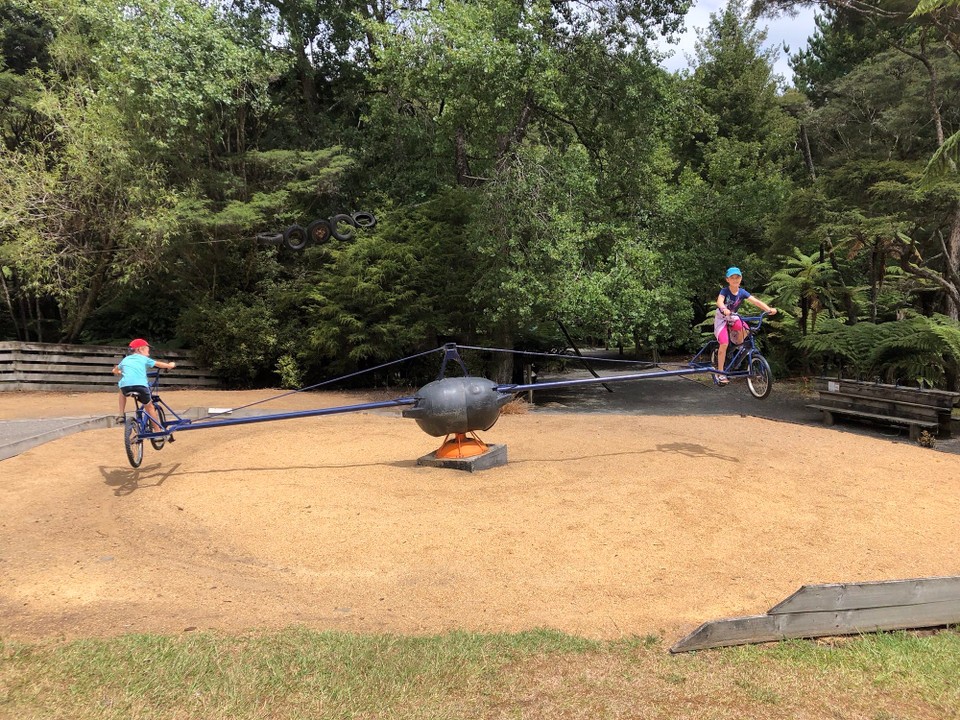Neuseeland - Waiau - Das fliegende Fahrrad.