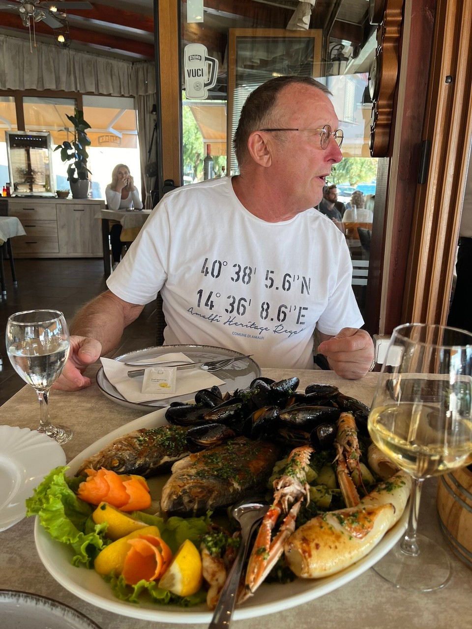 Kroatien - Novigrad - Fischplatte im Luna Restaurant