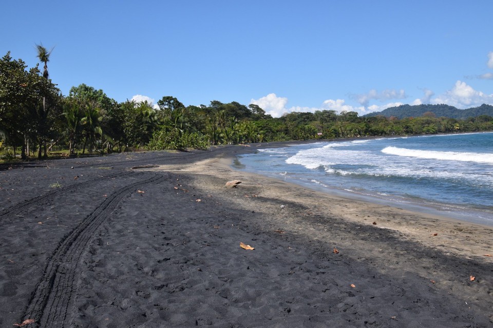 Costa Rica - Sarapiquí - Heute verlassen wir die Karibikküste, hier ist der Strand noch sehr unberührt. Keine Hotelketten, keine Betonklötze und die Gebäude mit höchsten 2 Etagen.