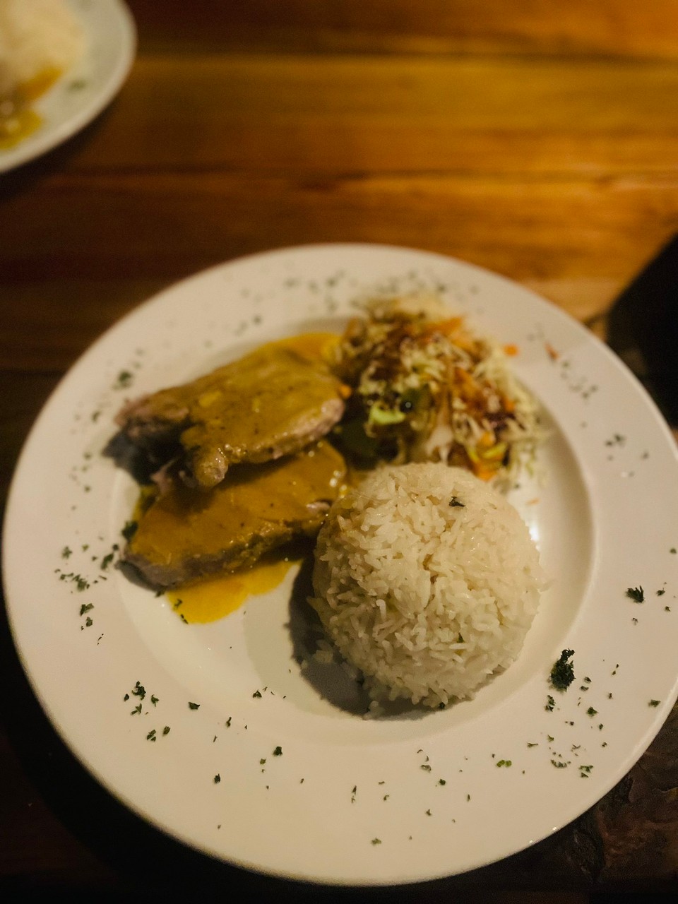 Panama -  - Ein letztes Family-Dinner mit den weiteren Hostel-Bewohnern: Tuna in Passion Fruit Sauce 🤤 🥣 