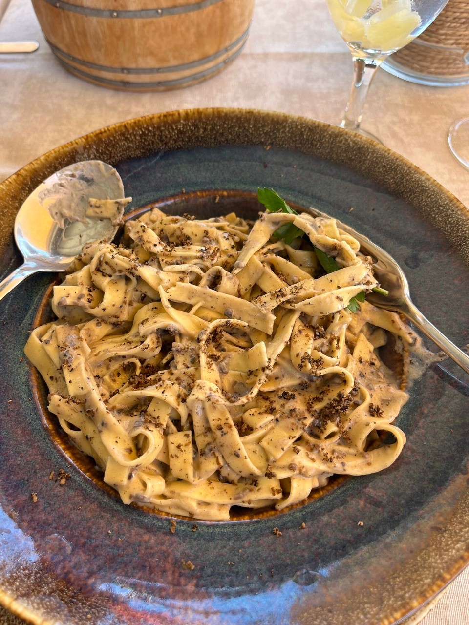 Kroatien - Novigrad - Trüffel Pasta im Luna Restaurant