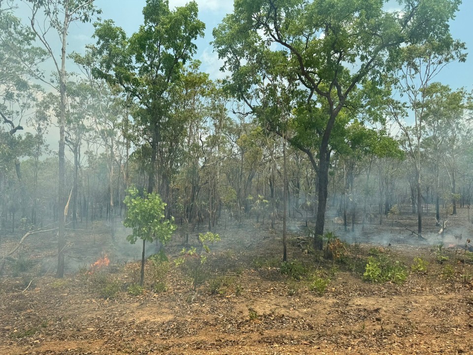 Australien - Kakadu - Au Bushfires so noch sind immer wieder idrücklich...