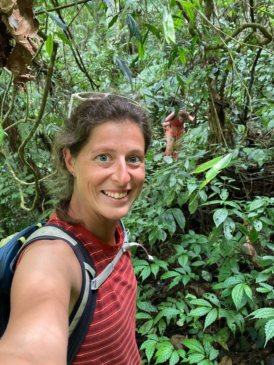 Malaysia - Tanah Rata - Mit Anna schlage ich mich dann durch den Dschungel