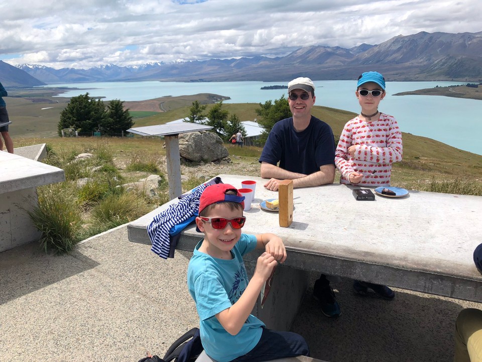 Neuseeland - Tekapo - In einem Restaurant haben wir Mittag gegessen 