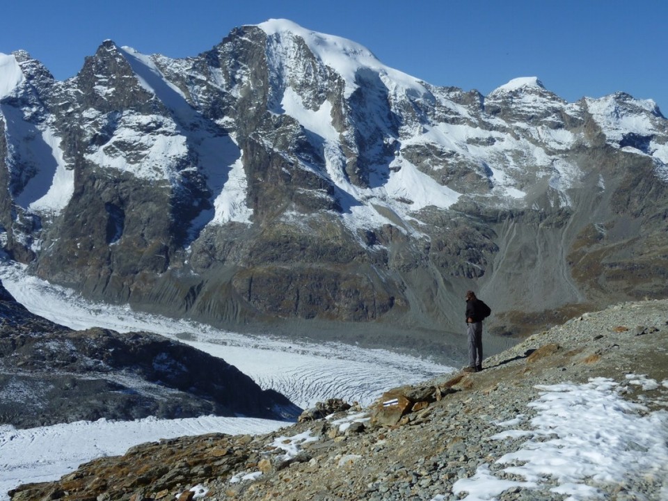 Schweiz - Pontresina/Engadin, - Piz Bernina 4049 m   