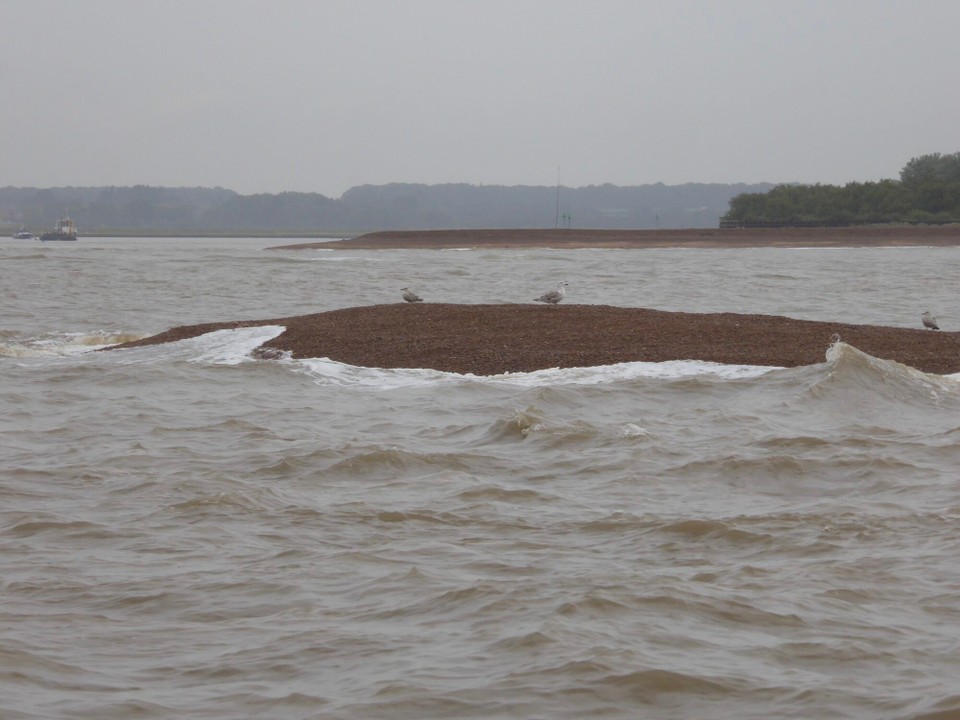 United Kingdom - Woodbridge - Navigating the Deben bar.