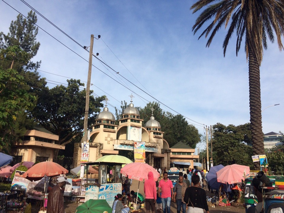 Äthiopien - Bahir Dar - Kloster mitten in der Stadt 