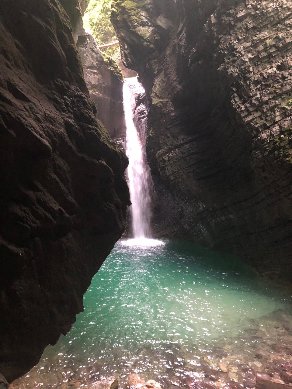 Slowenien - Bovec - Grotte Slap Kozjak