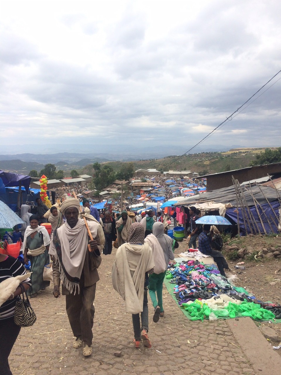 Äthiopien - Lalibela - Wieder ein Markt, unglaublich wuselig