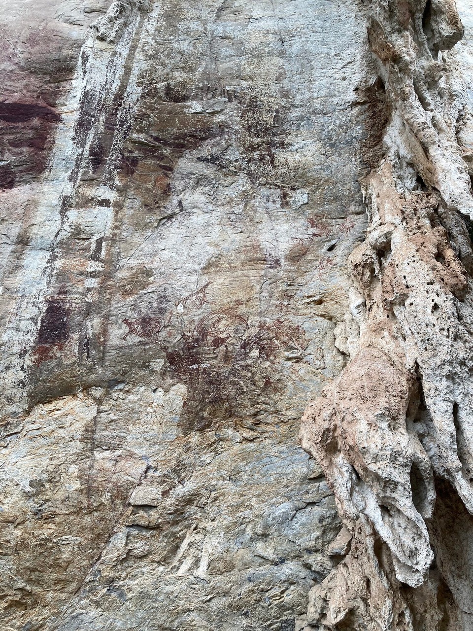 Malaysia - Ipoh - Heutiges Besichtigungsobjekt - Höhlenmalereien die ca. 9000 Jahre alt sind