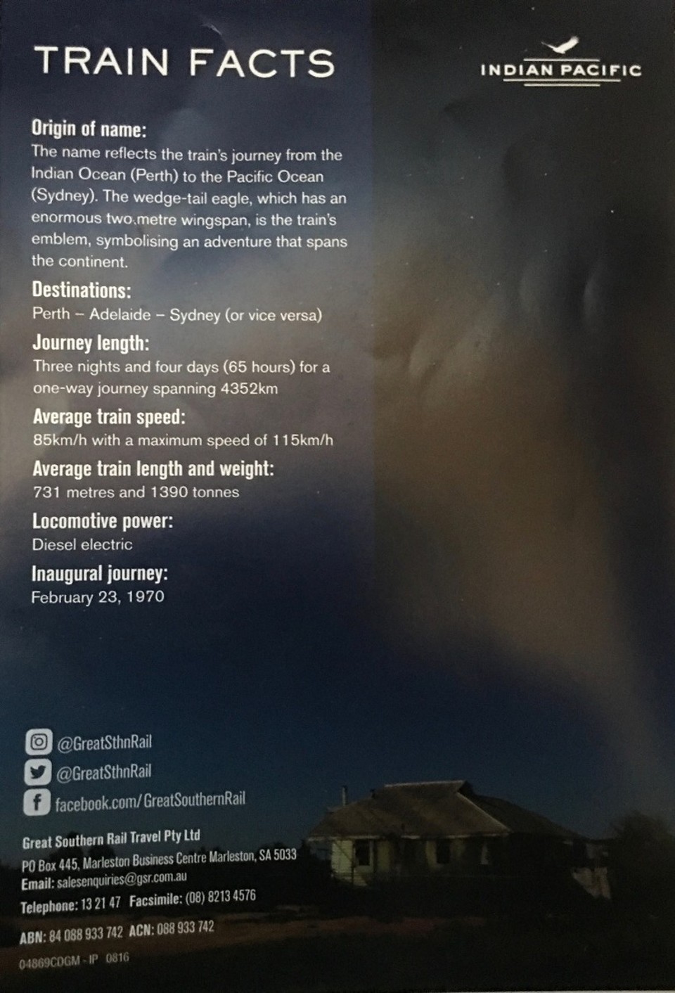 Australien - Perth - Studium der Fakten