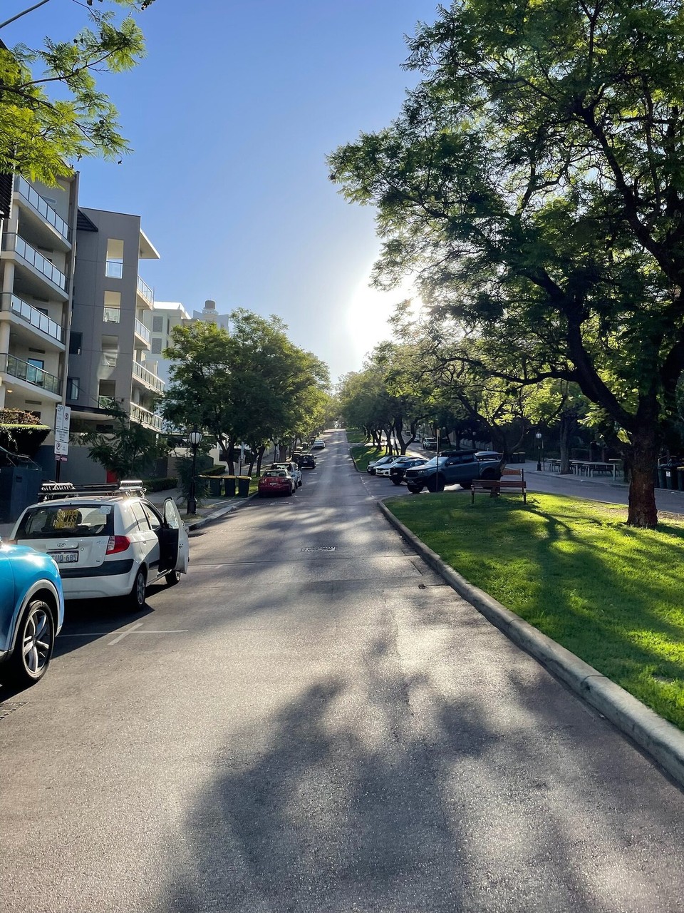 Australien - Kings Park - Anschließend ging es die Mount Street hoch. Hier hat Gülsen früher immer ihr Workout gemacht. Ist immer noch anstrengend :)