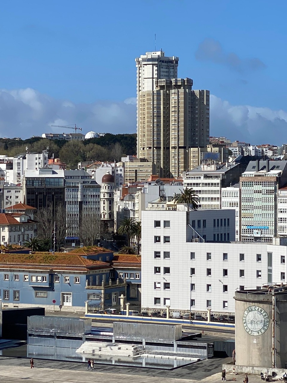 Spanien - A Coruña - La Coruna vom Schiff aus
