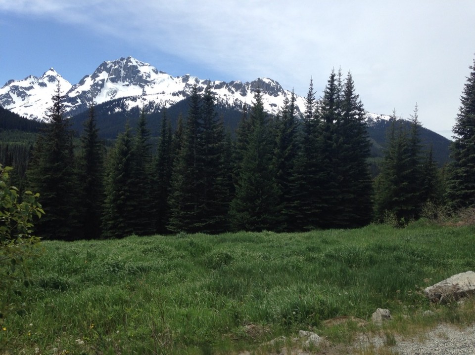 Canada - Seton Dam Campground - Prachtige vergezichten tijdens de trip naar Seton Lake.