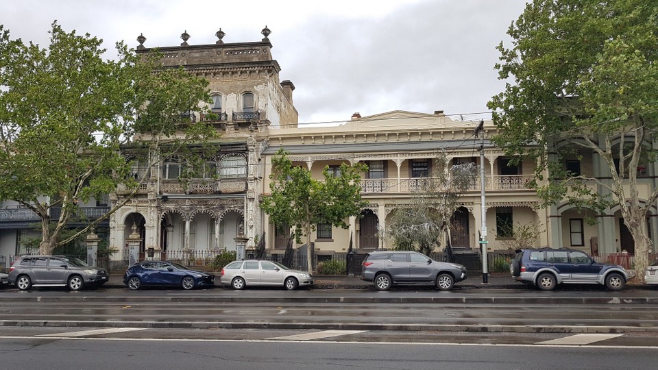 Australien - Melbourne - Schöne alte Häuser in den Straßen von Melbourne