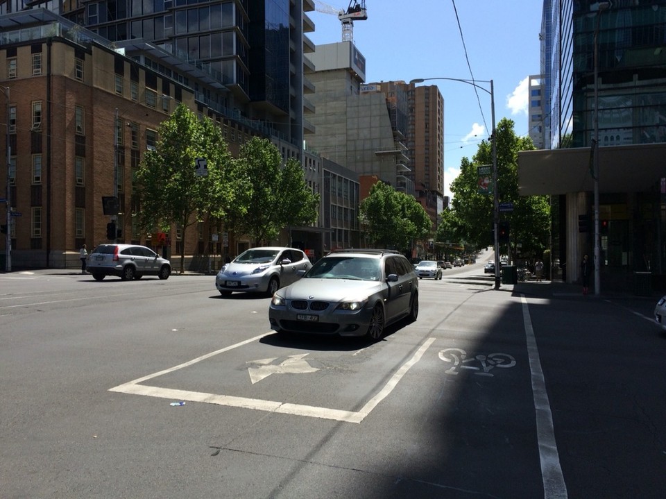 Australien - Melbourne - Melbourner Special - Abbiegeposition?!
