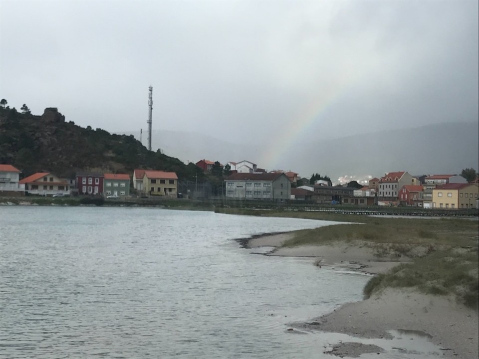 Spanien - Fisterra - Drei Regenbögen haben heute unseren Weg gestreift 