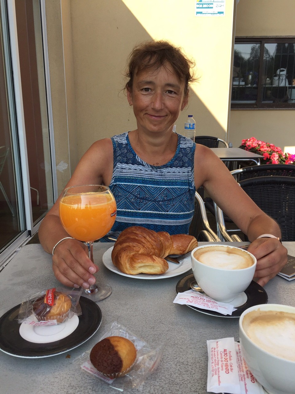 Spanien - Negreira - Endlich! Frühstück! .... nach? 👍 9km