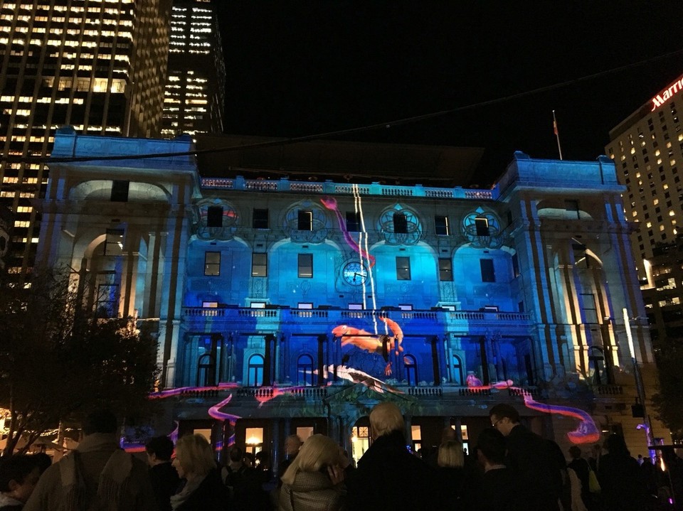 Australia - Sydney - Wie gesagt, Glück muss man haben. Ich konnte das Vivid Festival live erleben - so genial