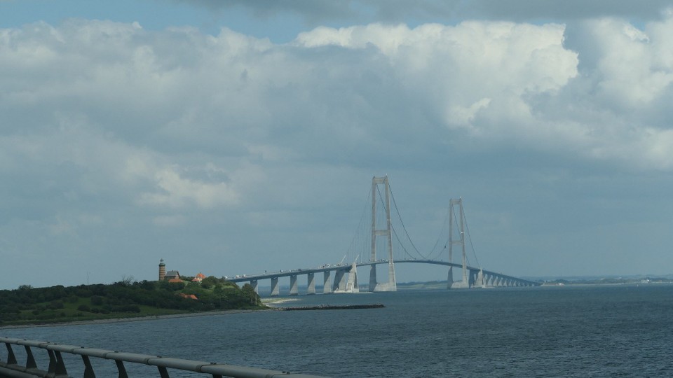 Dänemark - Kopenhagen - über die Storebeltbrücke 
