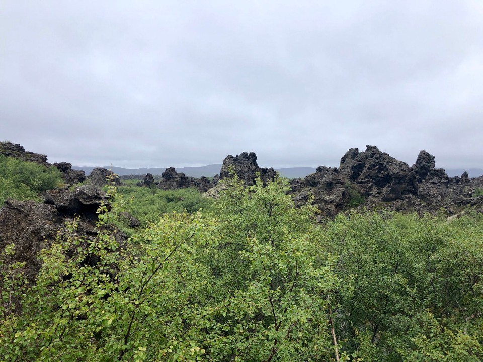 Island - Skútustaðahreppur - Überall Türme und Schlote...