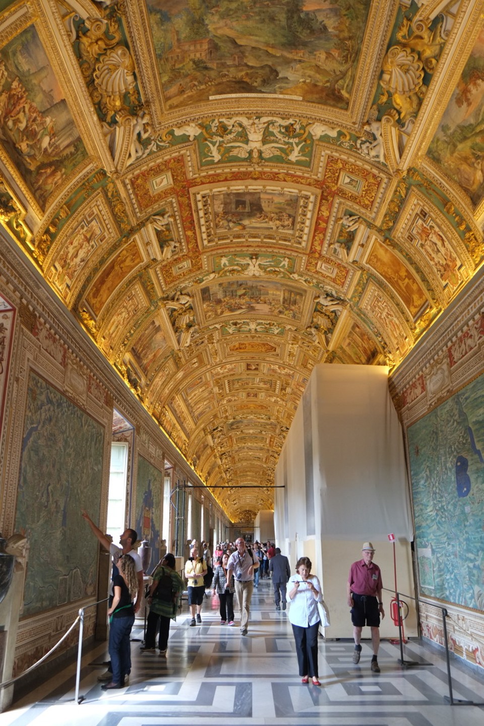 Vatikanstadt - Città del Vaticano - Die Halle der Landkarten im Vatican