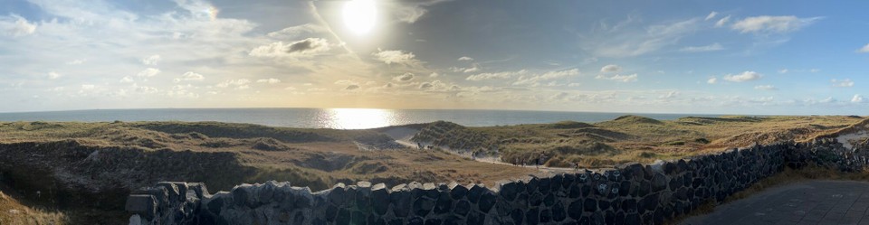 Niederlande - Julianadorp - Aussicht von den historischen Bunkeranlagen in den Dünen