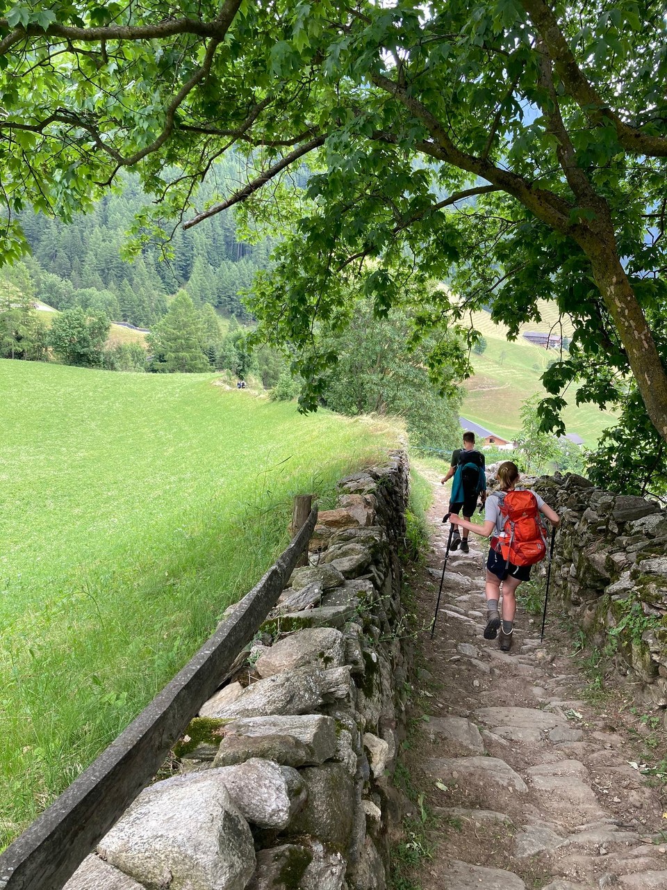 Italien - Vintl - Abstieg nach Pfunders 