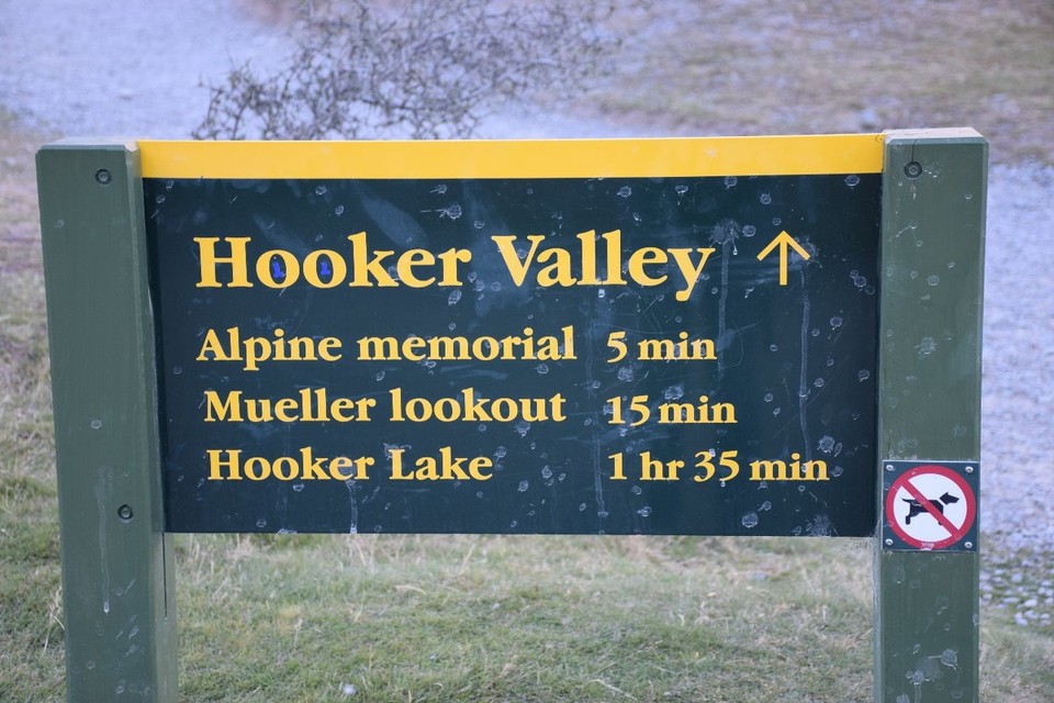 Neuseeland - Mount Cook - Unser Wander-Ziel für heute - der Hooker Lake!