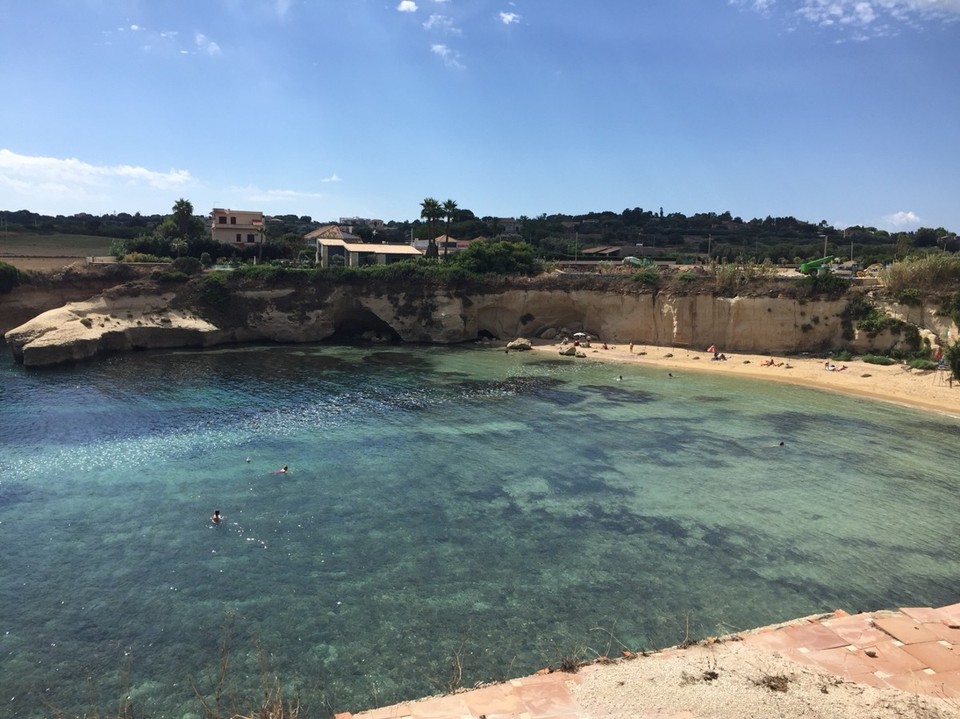 Italien - Fanusa - Blick von unserer Terrasse