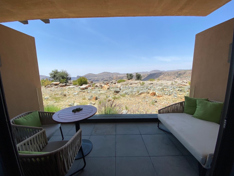 Oman - Bawshar - Letzter Blick aus unserem Zimmer