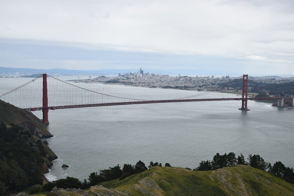 USA - San Francisco - Blick auf die Stadt von der anderen Seite der Brücke