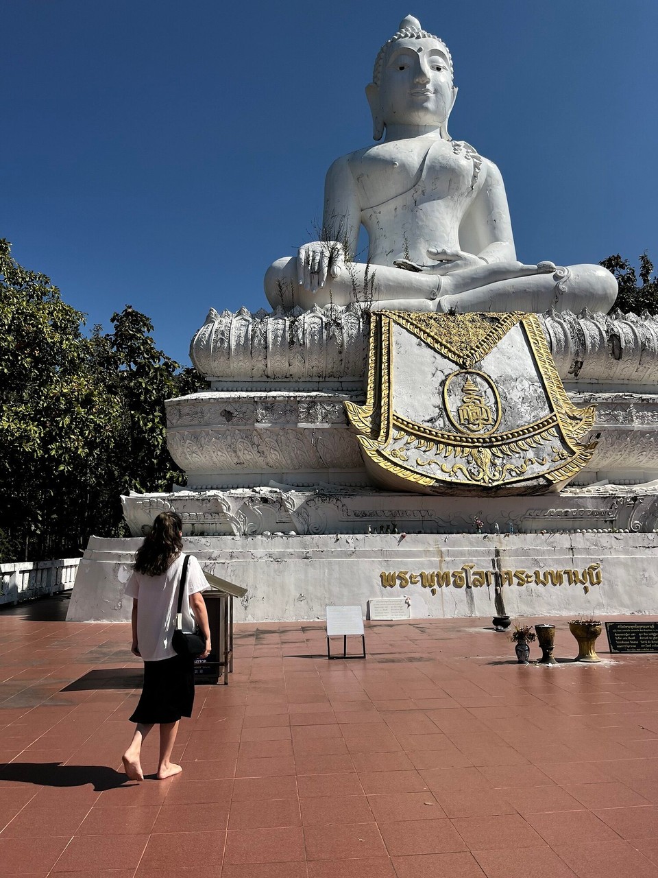 Thailand - Pai - After getting over the sickness it was time to do some exploring! Esha and I did a half day tour and went to the White Buddha, Chinese Village, waterfall, viewpoints, coffee in love & bamboo bridge. Bamboo bridge was my fav and there was so much to see!