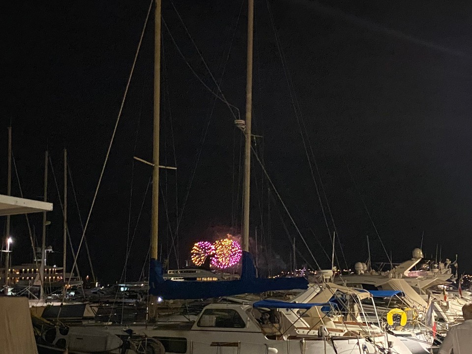 Frankreich - Saint-Tropez - Und zum Abschied ein Feuerwerk 🤩