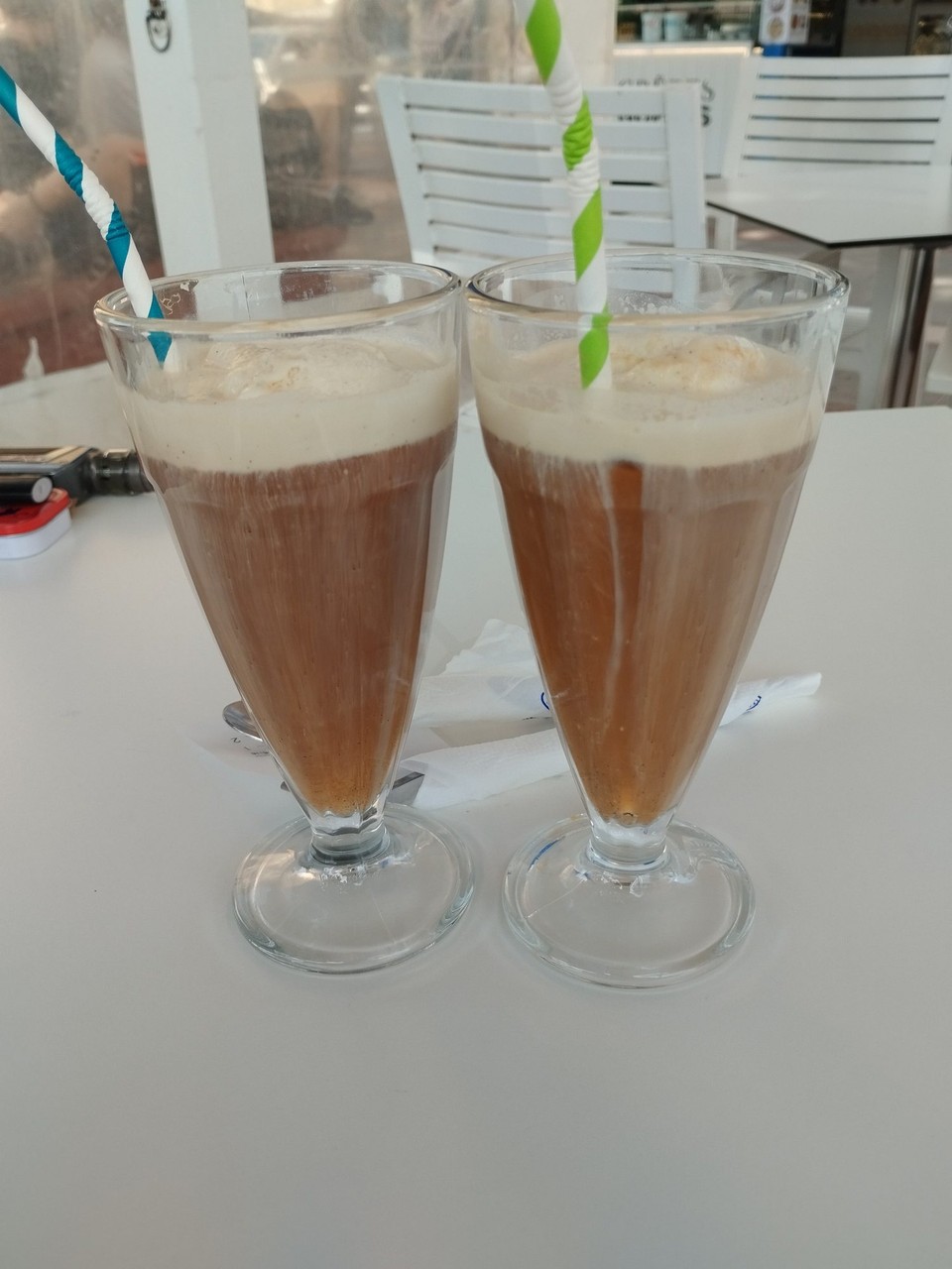 Spanien - Malgrat de Mar - Eiskaffee zwischendurch 😋