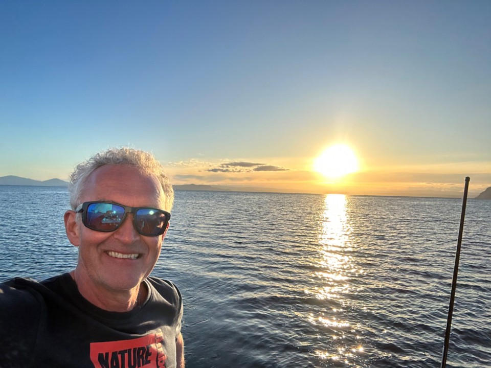 Neuseeland - Taupo - Segeln bei Sunset