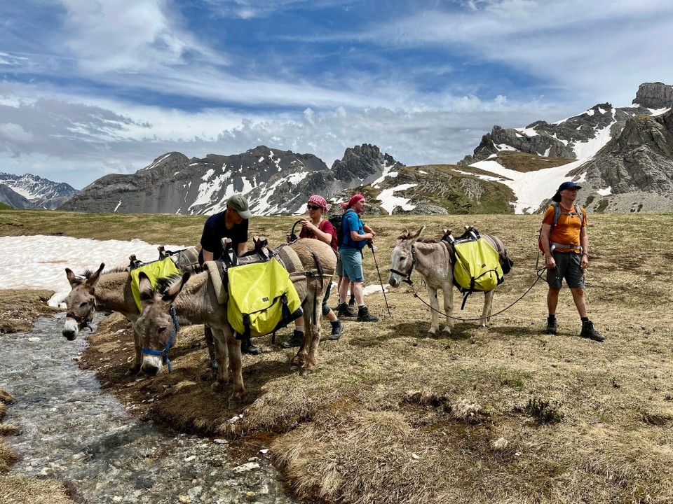 Frankreich - Arvieux - Auf ca. 2300 m.ü.M. drehen wir wegen dem Schnee um. 