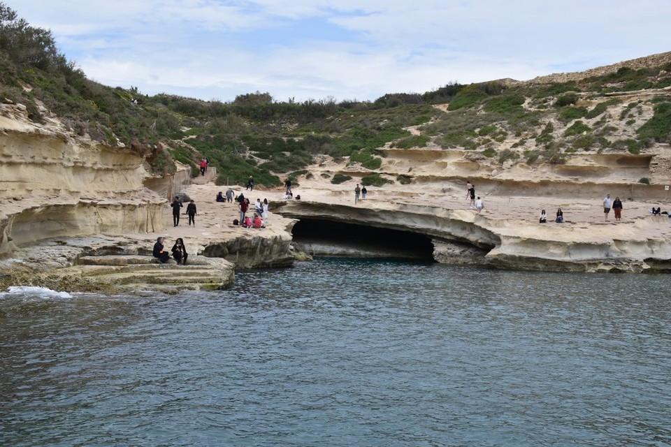 Malta - Marsaxlokk - Nicht weit von Marsaxlokk entfernt befindet sich St. Peter’s Pool, ein beliebter Badeplatz.