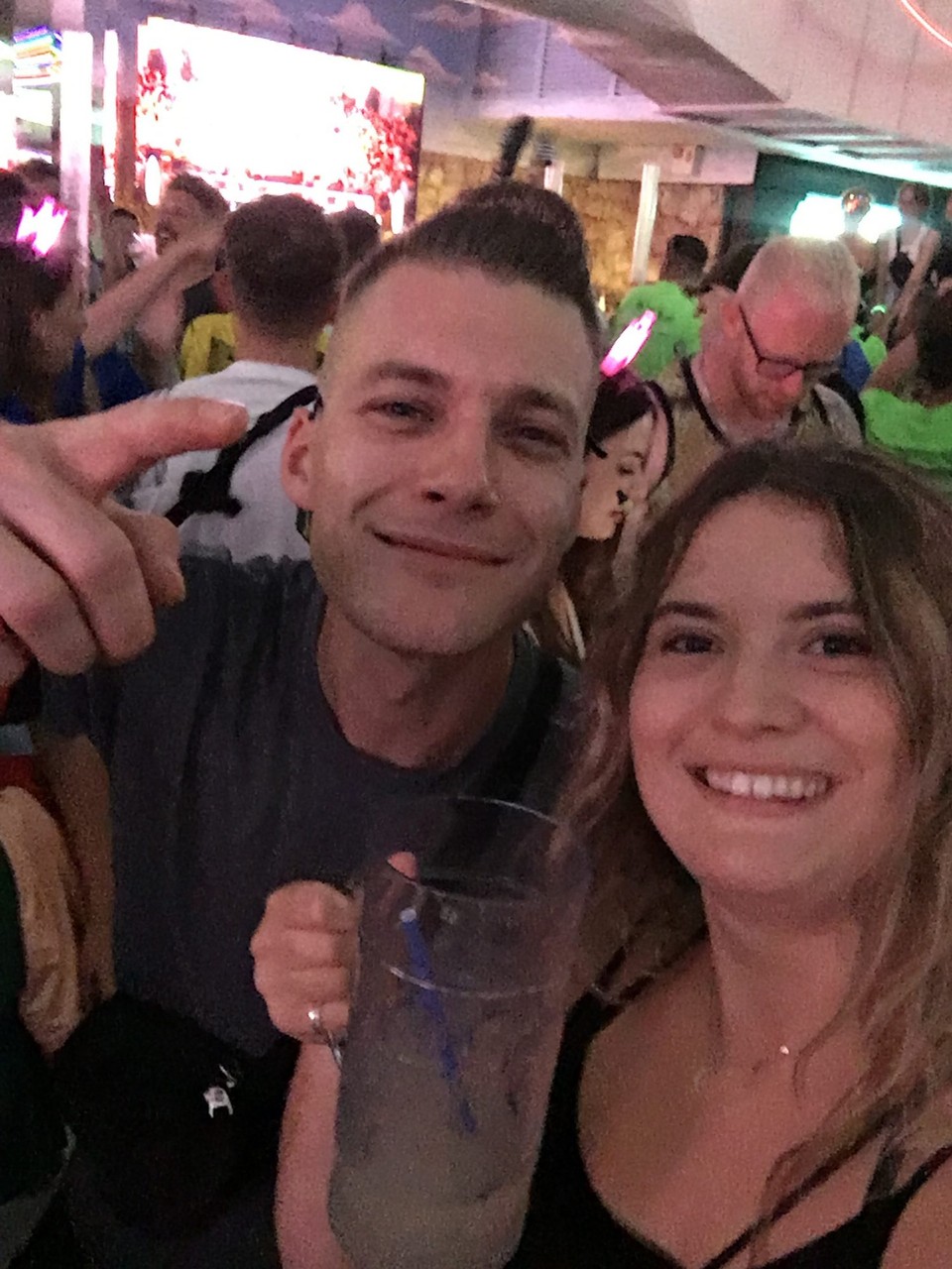 Spanien - Son Verí Nou - Party-Kumpel Alex und ich
