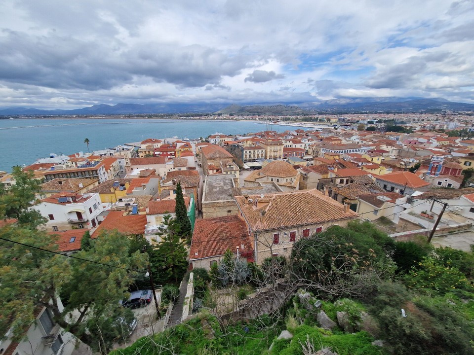 Griechenland - Nauplion - Blick auf die Altstadt