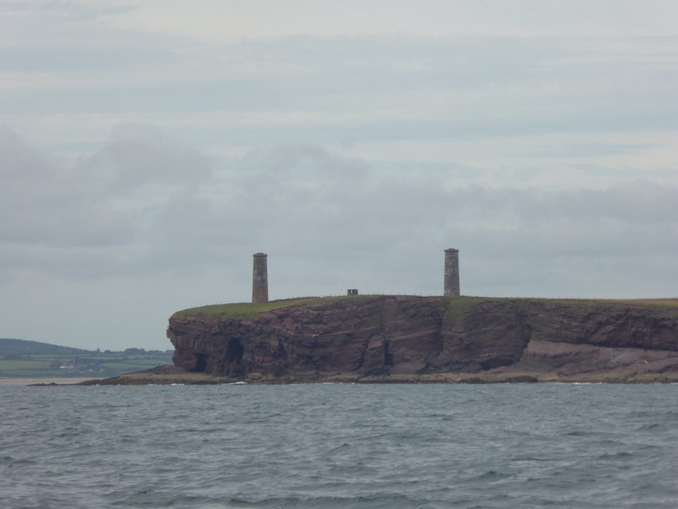 Ireland - Dungarvan - After the sinking of the Sea Horse, Lloyd’s of London funded the building of piers and the erection of pillars on the two headlands as a visual aid to prevent similar calamities.