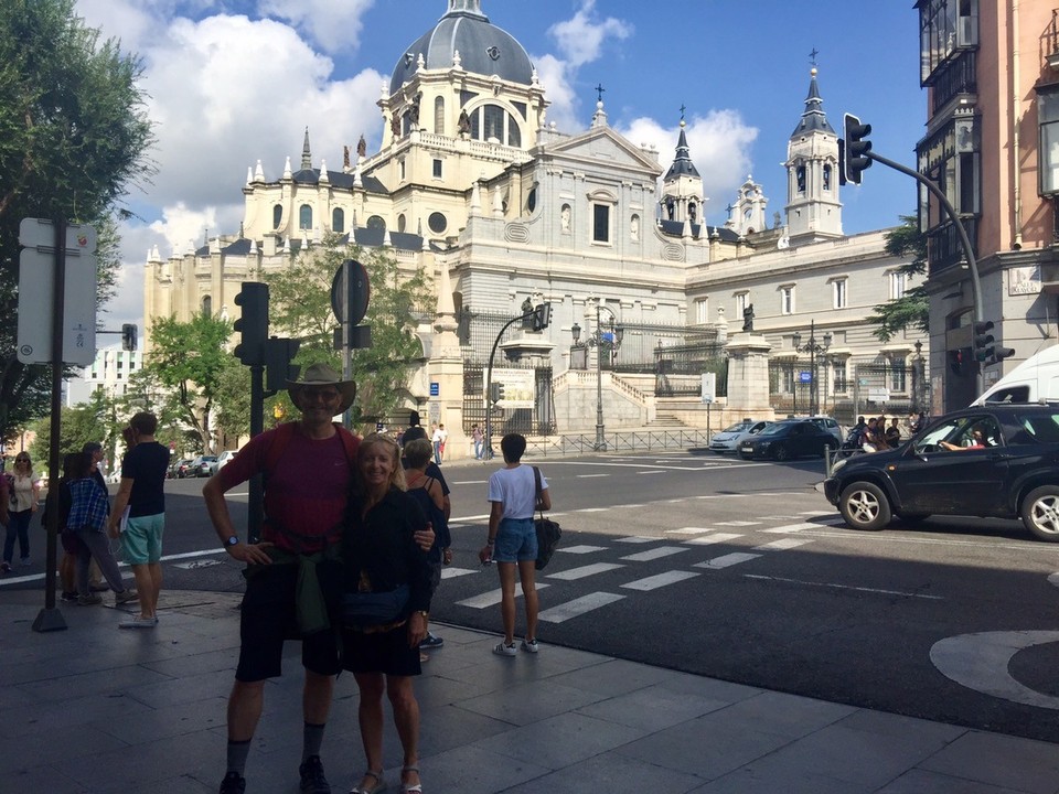 Spain - Madrid - The Cathedral of Madrid. Cathedral de la Almudena. 