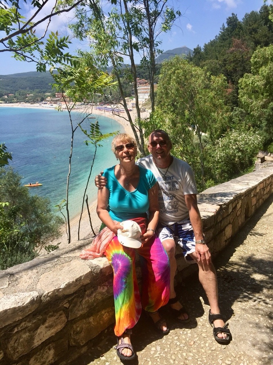Griechenland - Parga - Blick auf Valtosbeach Praga