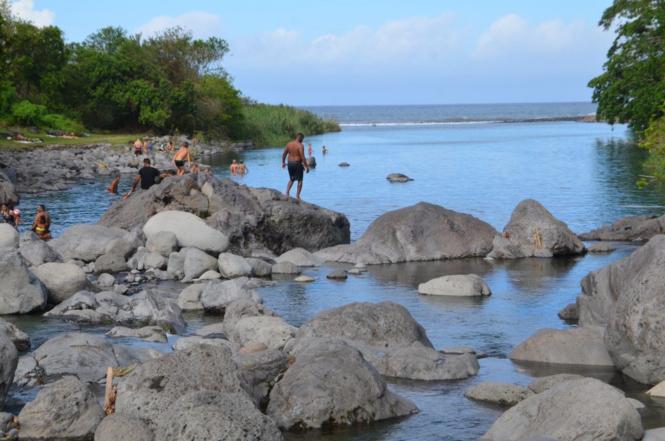 Réunion - Pointe des Galets - Bassin bleu; Ravinne du Petit St Pierre
