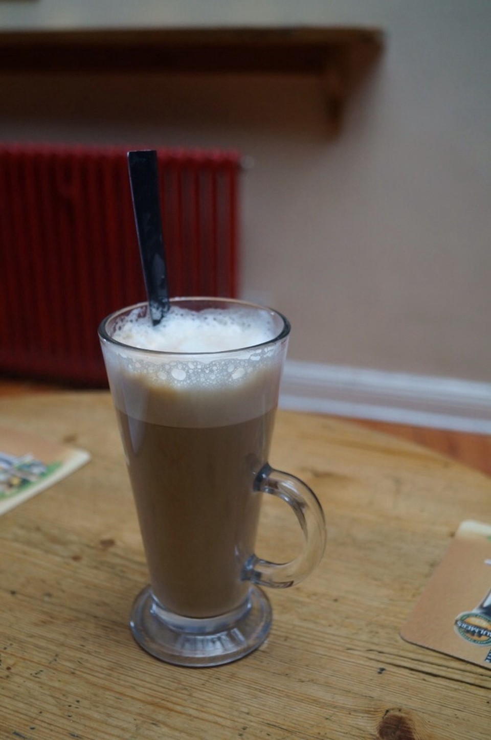 Irland - Cobh - Cafe Latte war lecker.