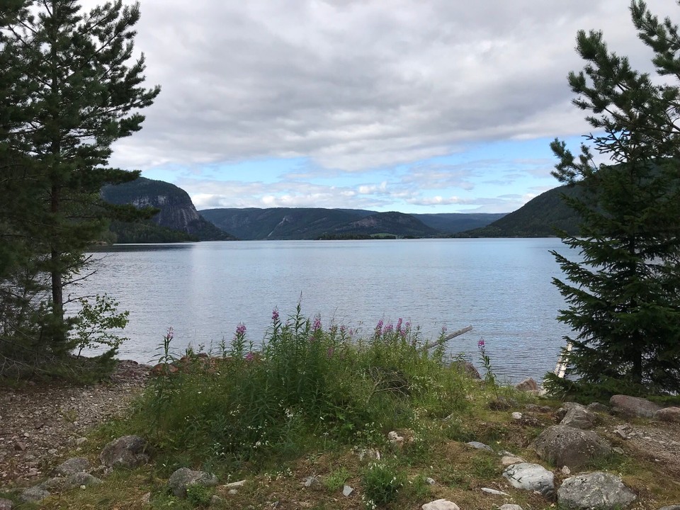 Norwegen - Bygland - Blick aus dem Schlafzimmer 