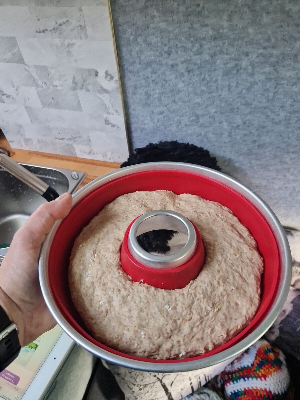 Griechenland - Agios Nikolaos - Brot backen am Abend 