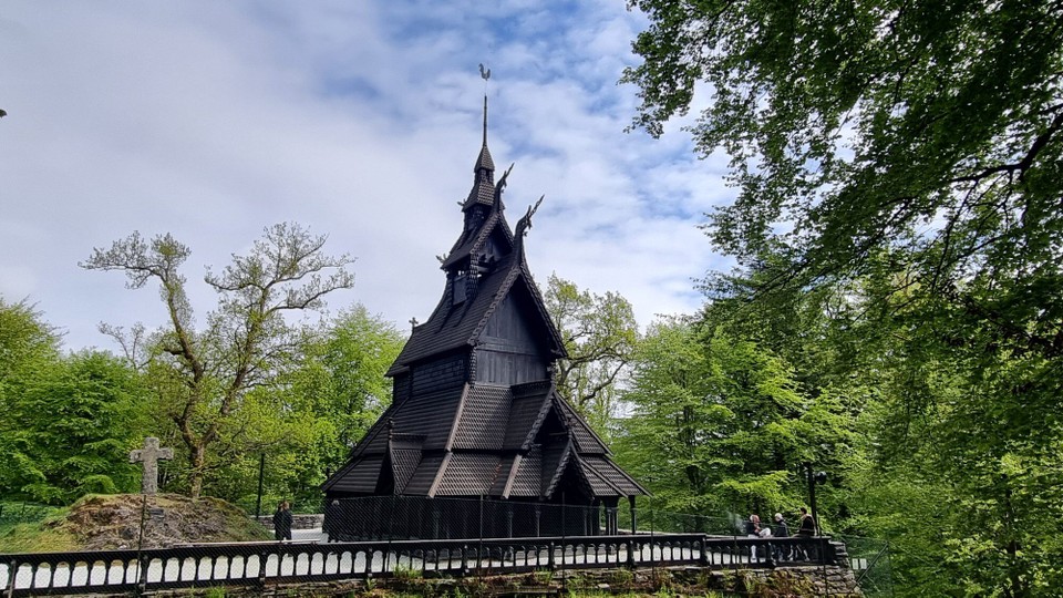 Norwegen - Bergen - Stabkirche Fantoft