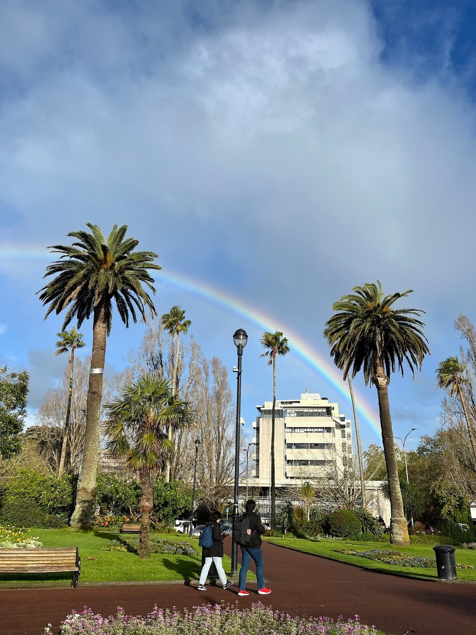 Neuseeland - Auckland - Nocheinmal im Albert Park und heute sogar mit Regenbogen 🌈 