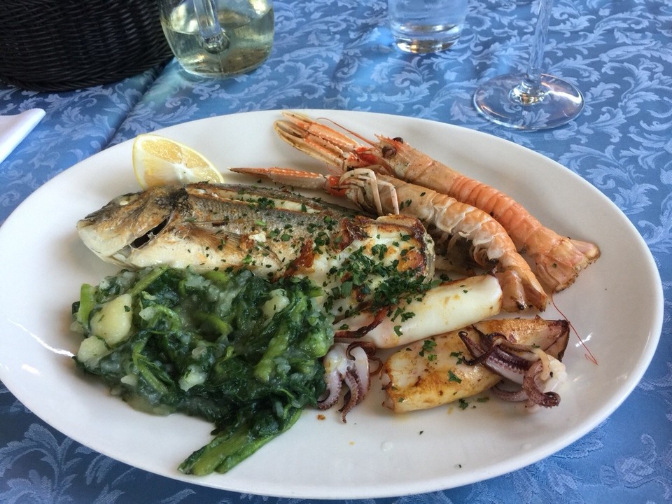 Kroatien - Kanfanar - Fischplatte 